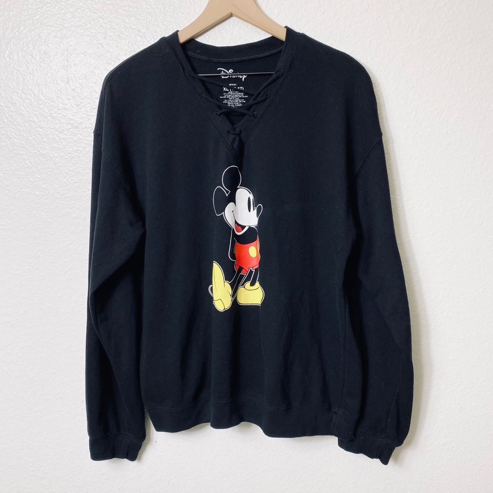 Disney Mickey Mouse Black Women Sweater